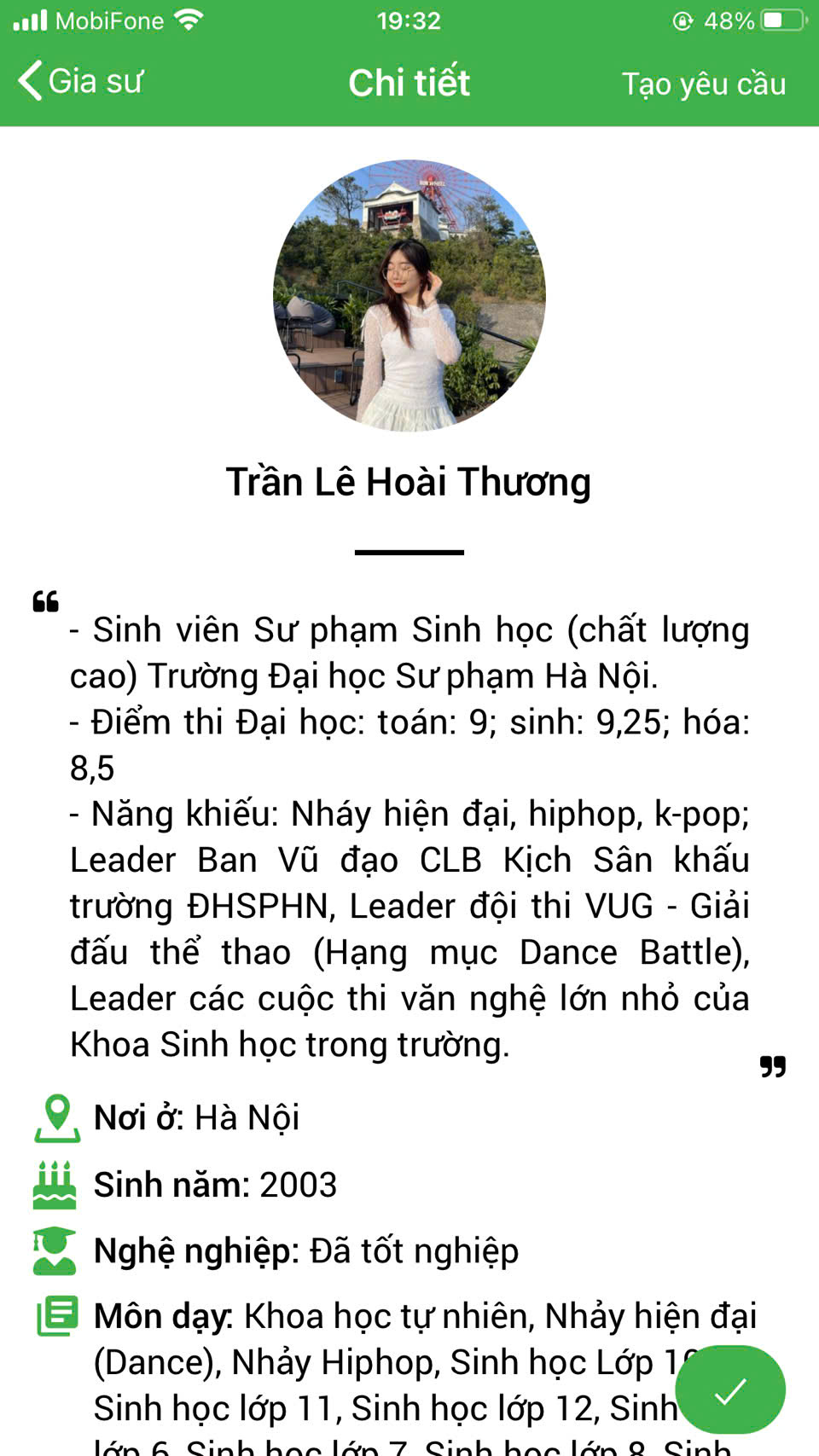 dạy kèm tại hà nội